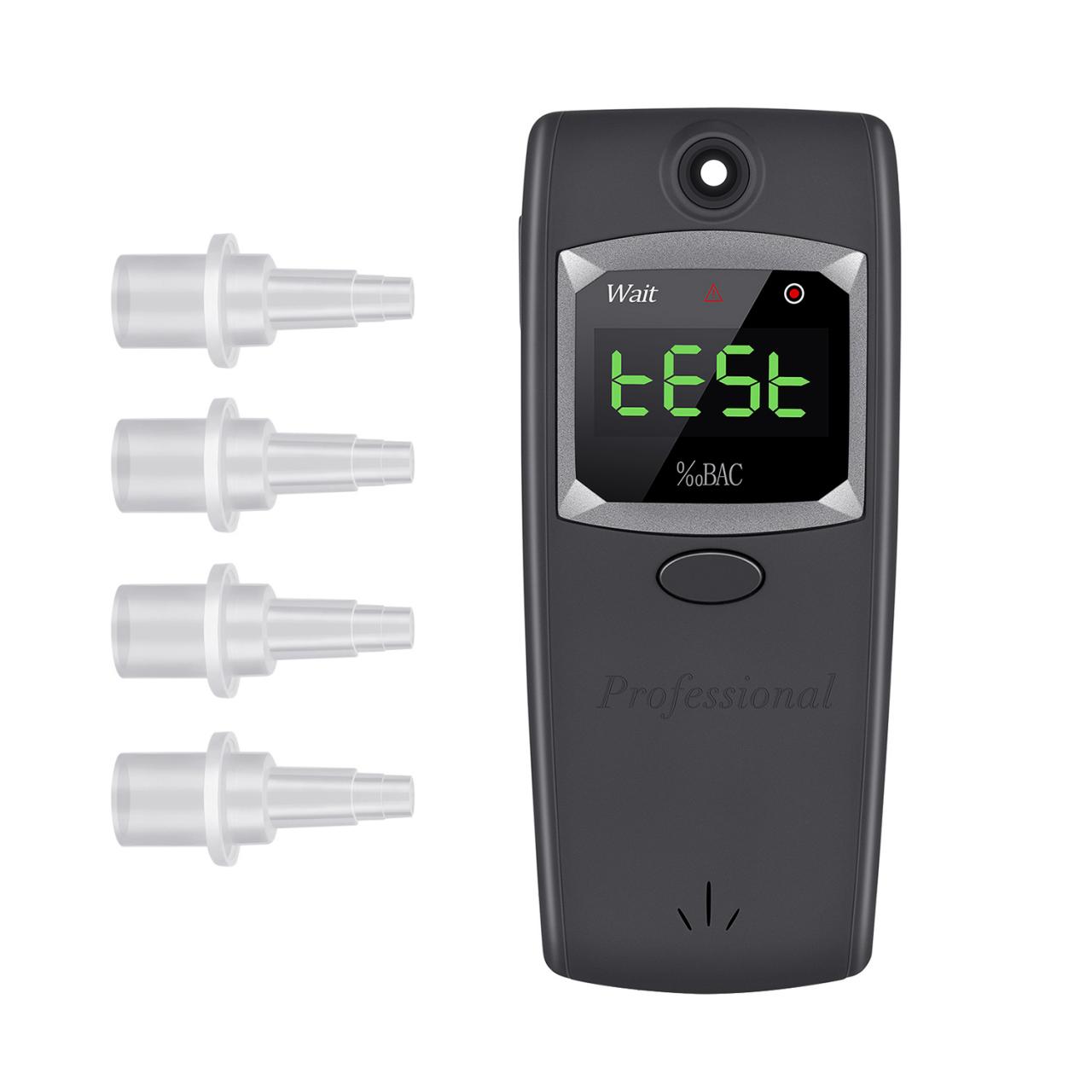 Oasser Clearance Breathalyzer Alcohol Tester Blood Breathalyzer Digital LED  Display Fuel Cell Technology Breath Tester Come with 4 Mouthpieces and 3  AAA Batteries – Oasser