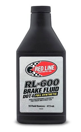 Red Line Synthetic Oil. RL-600 DOT4 Full Synthetic Brake Fluid