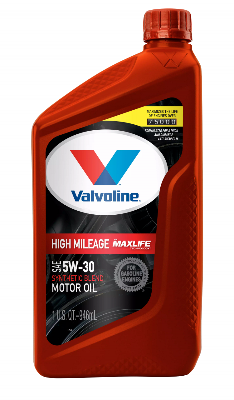 Valvoline™ High Mileage with MaxLife™ Technology Motor Oil : Product  Catalog - Valvoline