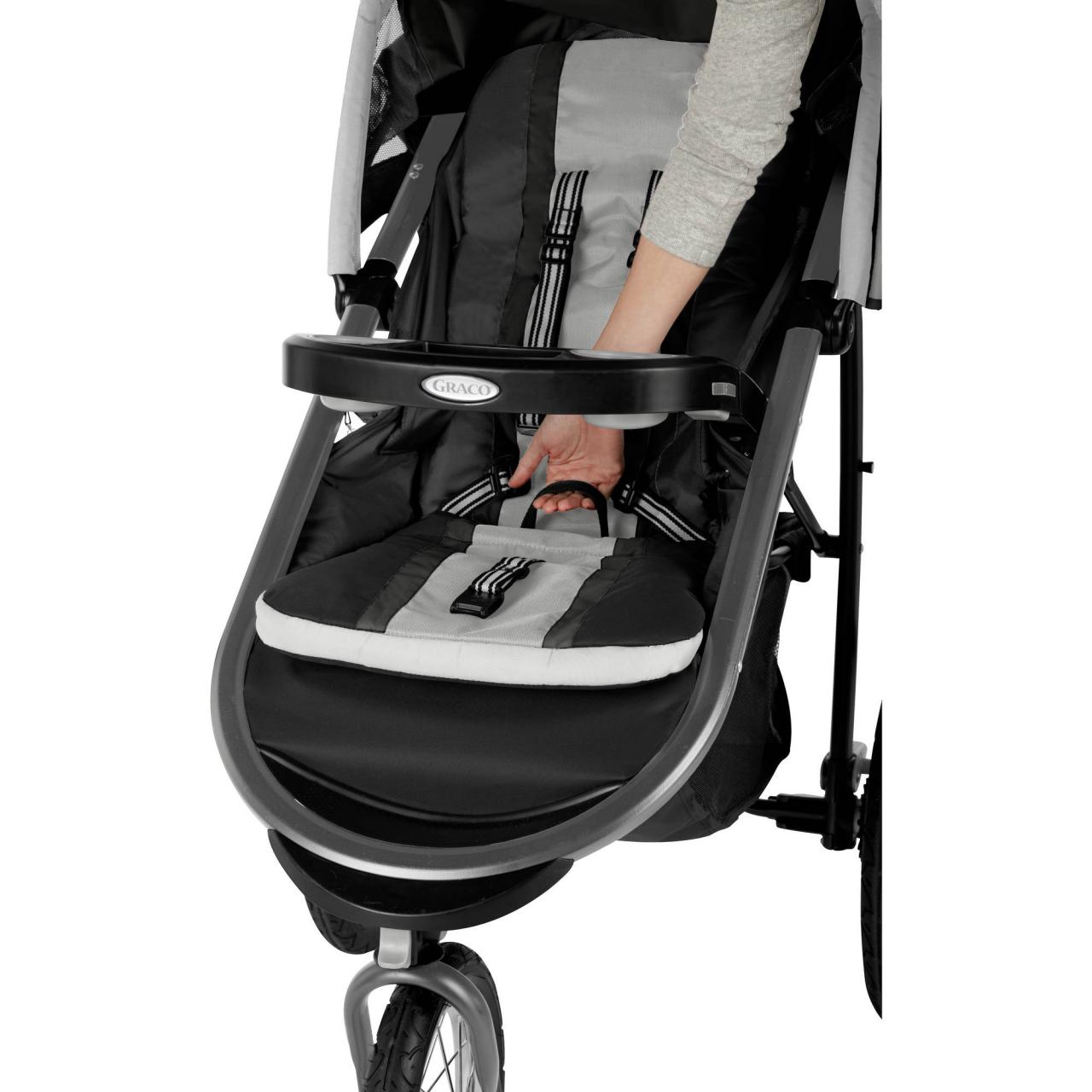 Graco FastAction Fold Jogger Travel System| Jogging Stroller and SnugRide  35 Infant Car Seat,Gotham | Jogging stroller, Stroller, Baby strollers