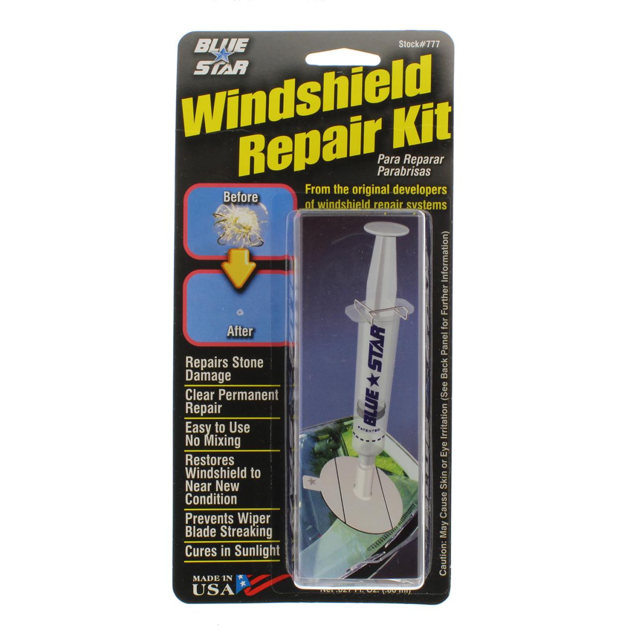 Review of Blue-Star DIY Windshield Repair Kit Review -  Windshieldreplacementcostz