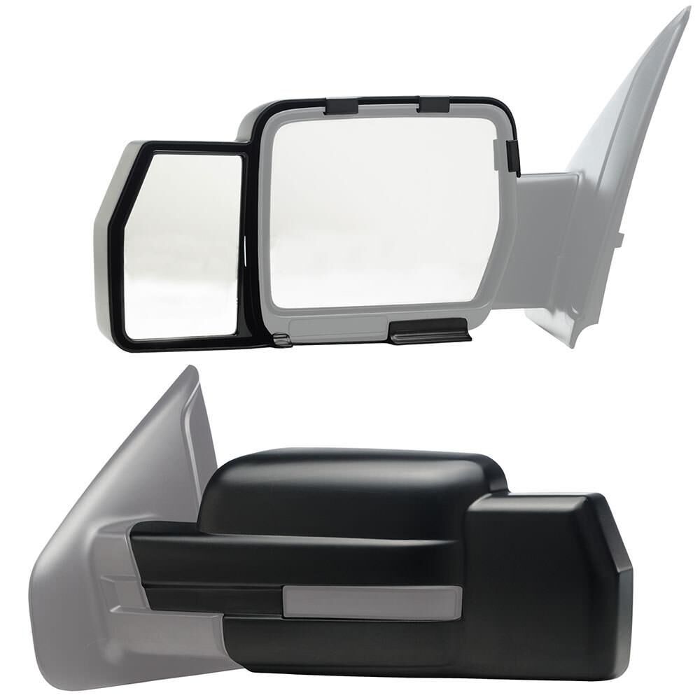 Fit System 81850 Snap and Zap Tow Mirror Pair 2015 and Up F150 Renewed Towing  Mirrors Exterior Accessories environews.tv