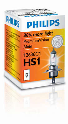 PremiumVision Moto Headlight bulb 12636C1 | Philips