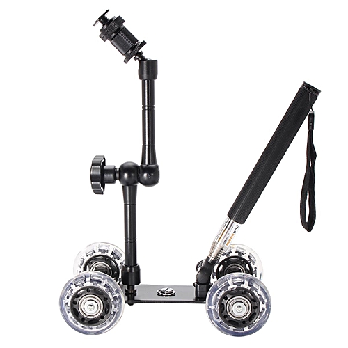 Generic Table Camera Video Wheels Rail Rolling Track Slider Mobile Dolly Car  Glide Set