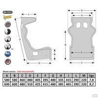 MOMO Daytona EVO XL Race Seat | 1076BLK