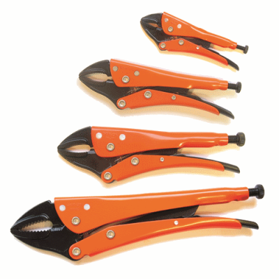 111 Curved Jaws. Locking pliers. Universal Grips by Grip-On Tools.