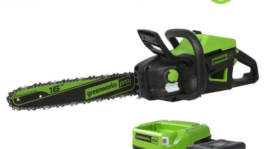 Greenworks Pro 60-Volt Max 16-in Brushless Cordless Electric Chainsaw ( Battery Included) in the Cordless Electric Chainsaws department at Lowes.com