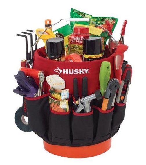 Best way to organize loose tools | The Home Depot Community | Tool holder, Storage  buckets, Garden tool holder