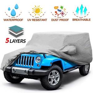 Motors Covers rettl.com Leader Accessories Compatible for Jeep Wrangler 4  Door Custom Car Cover 5 Layer Waterproof