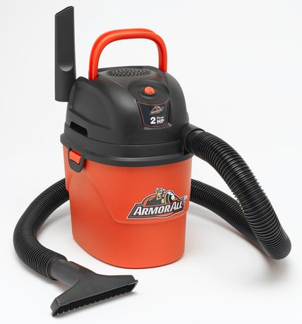 Armor All 2.5-Gallon* 2 Peak HP† Utility Wet/Dry Vacuum with Caddy