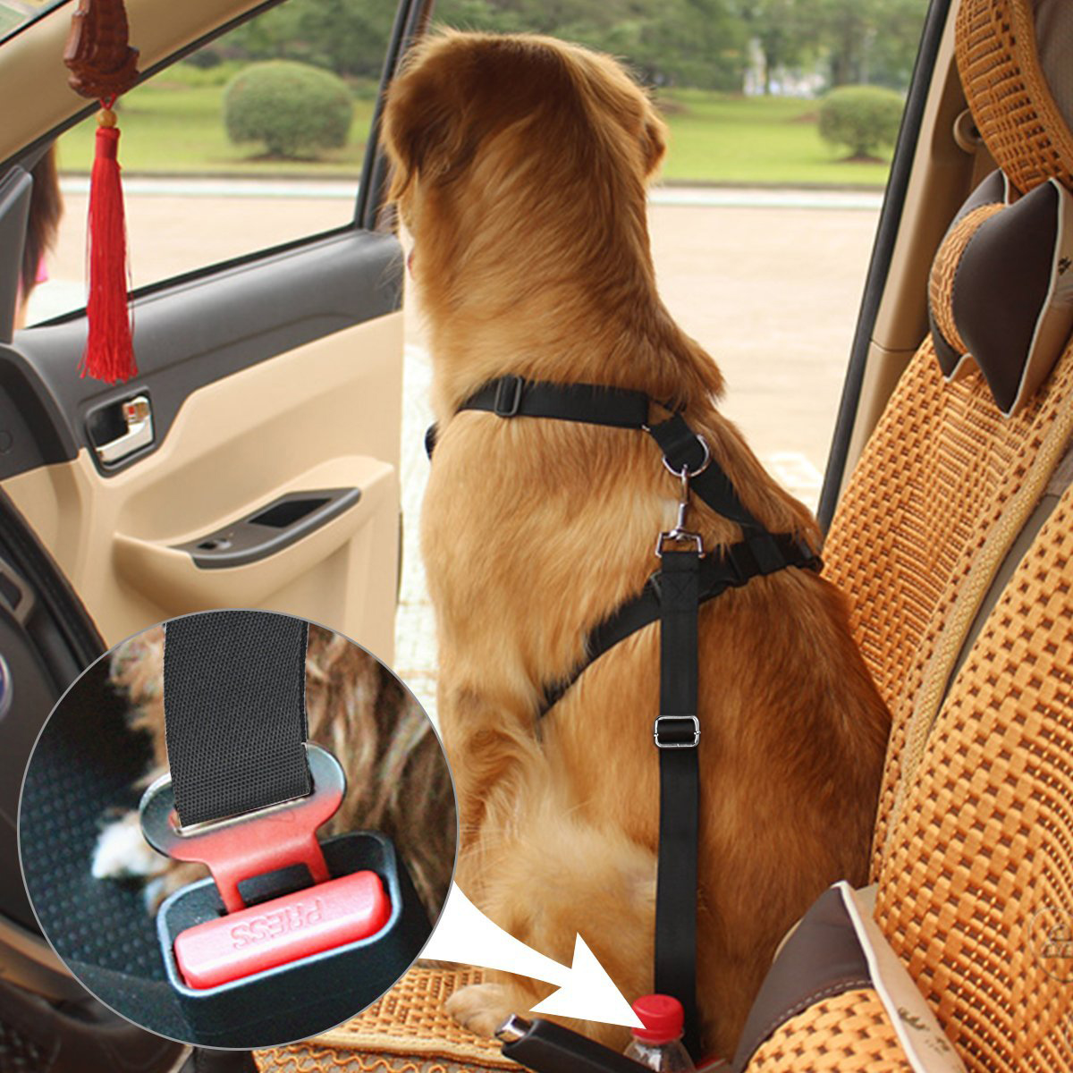Buy VOOPET Dog Seat Belt 2 Packs Adjustable Heavy Duty & Elastic Pet Car Seat  Belt Safety Leads Vehicle Nylon Seatbelt Harness Pet Leash for Travel and  Daily Use Online in Vietnam.