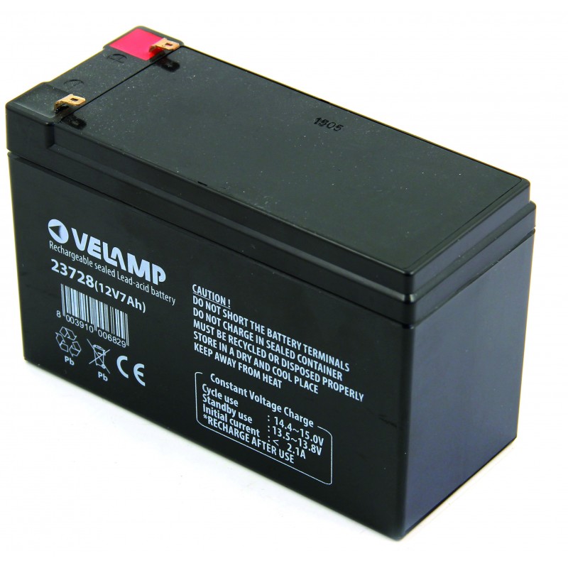 Buy 12V 7Ah Sealed Lead Acid Battery with F1 Terminal ExpertPower Online in  Vietnam. B08M49VHZ1