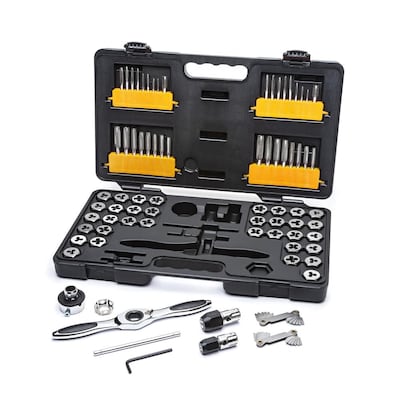 Business & Industrial GEARWRENCH 3887 Tap and Die Set,75 pc,Carbon Steel  CNC, Metalworking & Manufacturing