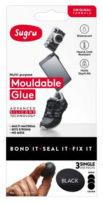 Buy Sugru Moldable Glue - Original Formula - All-Purpose Adhesive, Advanced  Silicone Technology - Holds up to 4.4 lb - White 3-Pack Online in Taiwan.  B008MIRQUE