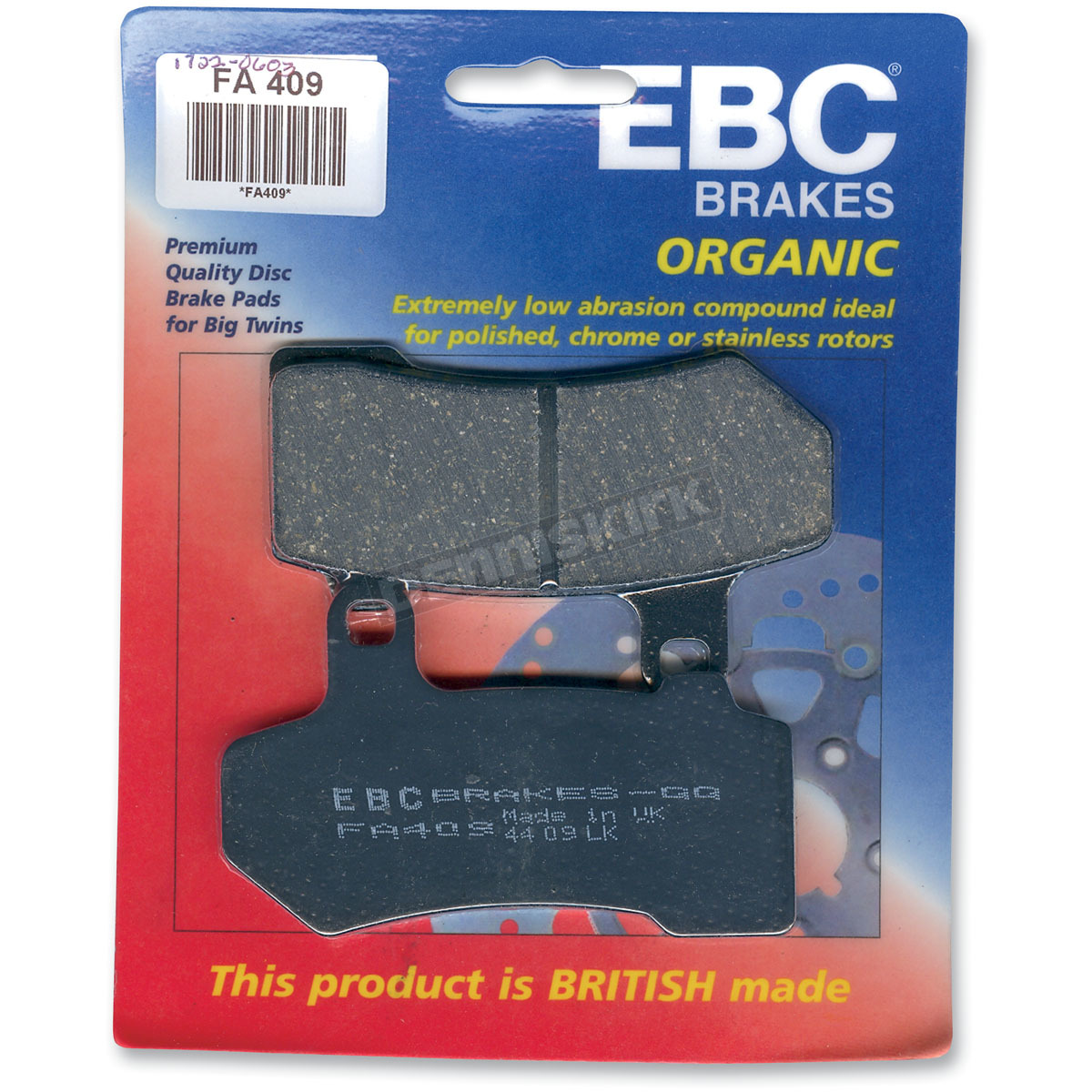 EBC Motorcycle Sintered Metal Brake Pads 38-4094 | O'Reilly Auto Parts