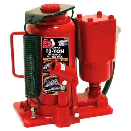 Torin Big Red Air Hydraulic Bottle Jack, 20 Ton Capacity | Bottle jacks,  Hydraulic, Bottle