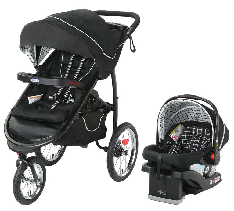 Amazon.com : Graco Fastaction Fold Click Connect Travel System Stroller,  Nyssa :... - #Amaz… | Travel system, Travel system stroller, Jogging  stroller travel system