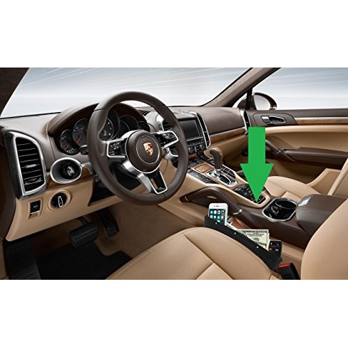 2 Pack Car Seat Gap Filler By Lebogner - Premium PU Full Leather Seat  Console Organizer, Car