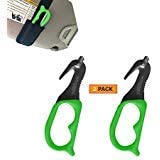 StatGear SuperVizor XT Auto Escape Tool - Seatbelt Cutter and Window  Breaker- The Only Rescue Tool Which Attaches to the Sun Visor - Pack of 2 -  Green : Amazon.co.uk: Automotive