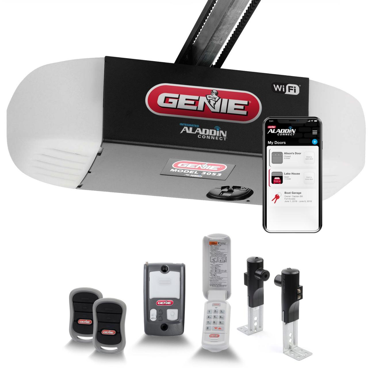 QuietLift Connect Quiet Belt Drive Smart Garage Door Opener + Keypad – The  Genie Company