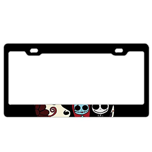 Funny E Mart. Product Express Personalized Nightmare Before Christmas License  Plate Frame Metal Gills