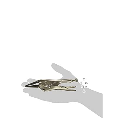 Buy Capri Tools 1-1125 Klinge Long Nose Locking Pliers with Wire Cutter, 6
