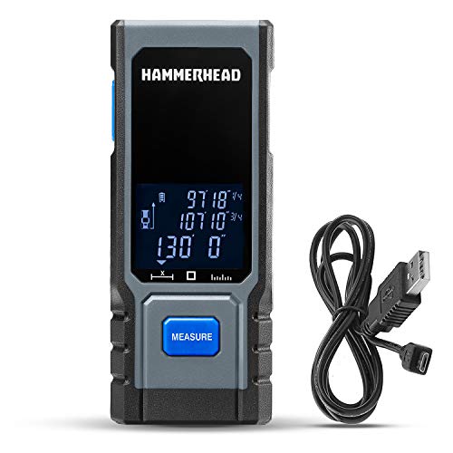 Rechargeable Compact 130 ft Laser Measuring Tool | Hammerhead Tools