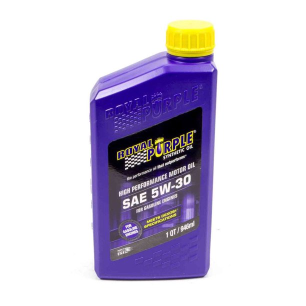 Royal Purple High Performance SAE 5W-30 Synthetic Motor Oil - Shop Motor Oil  & Fluids at H-E-B