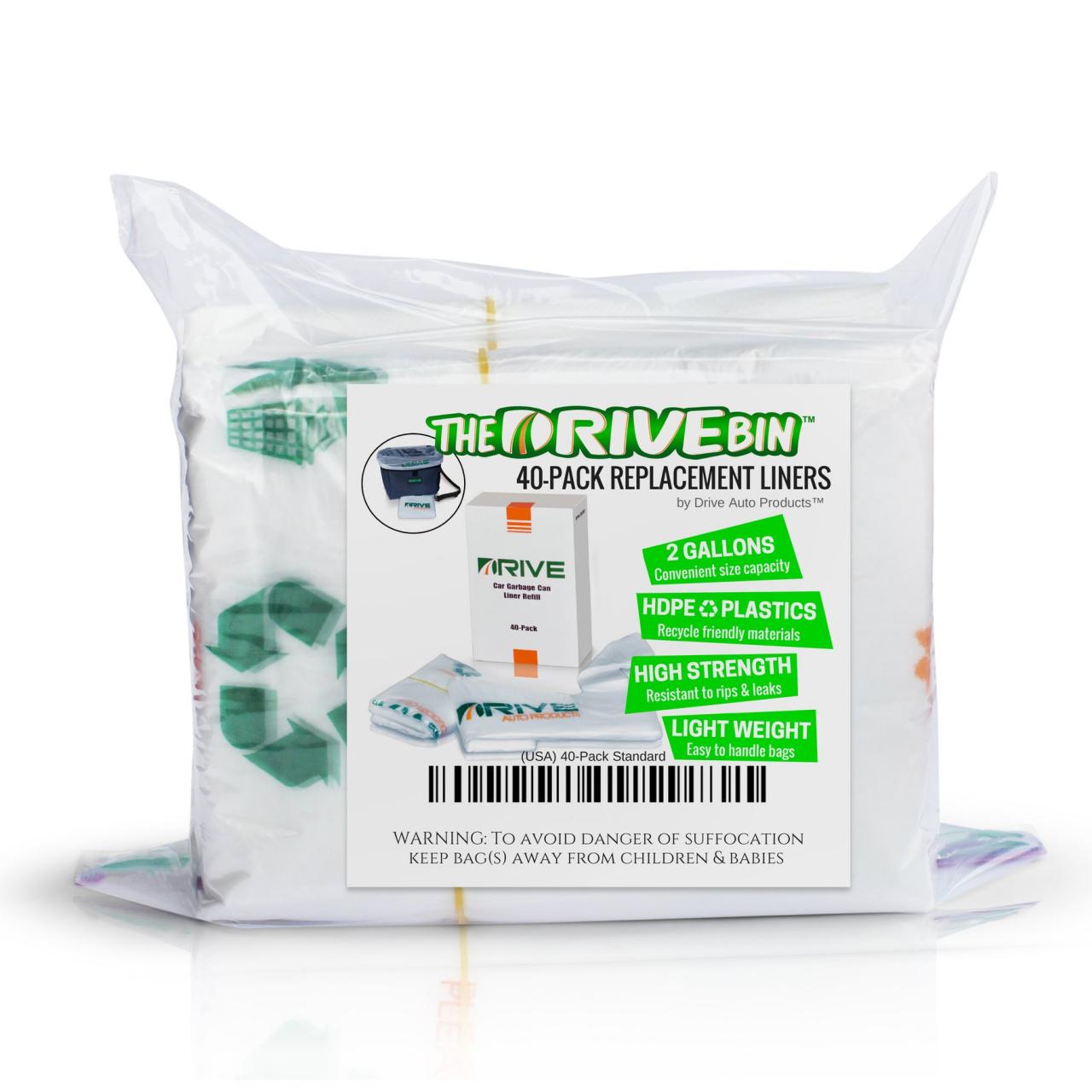 Trash Can Liner | Trash Bin Liners | DRIVE Auto Products
