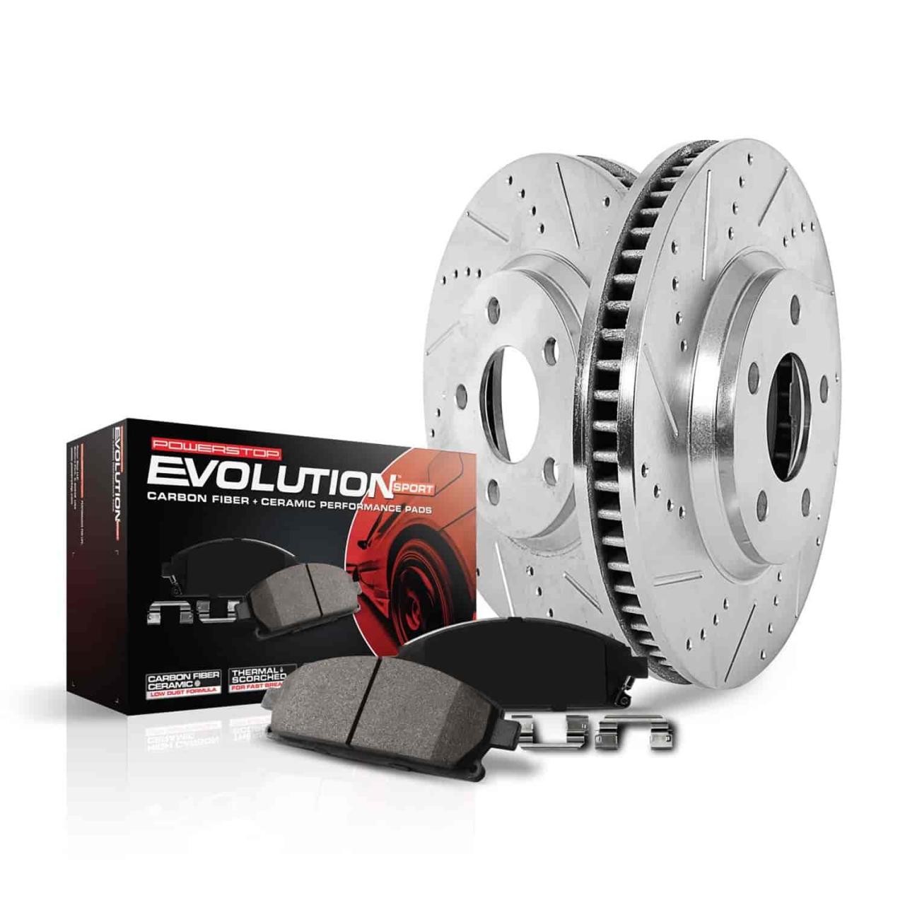Buy Power Stop KOE2058 Autospecialty Front and Rear Replacement Brake Kit-OE  Brake Rotors & Ceramic Brake Pads Online in Indonesia. B00AN5SHTI