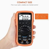 Crenova MS8233D Auto-Ranging Digital Multimeter Home Measuring Tools with  Backlight LCD Display