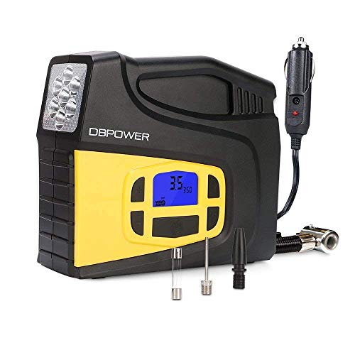 DBPOWER Portable 12V DC Tire Inflator, Digital LCD Display Air Compressor  Pump for Cars, Bicycles and Balls with 3 Modes Function LED Lighting- Buy  Online in Bulgaria at bulgaria.desertcart.com. ProductId : 71913034.