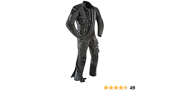 Joe Rocket Survivor Men's Waterproof 1-Piece Motorcycle Riding Suit  (Black/Hi-Viz Neon, X-Large) | Suits, One piece suit, Motorcycle race suit