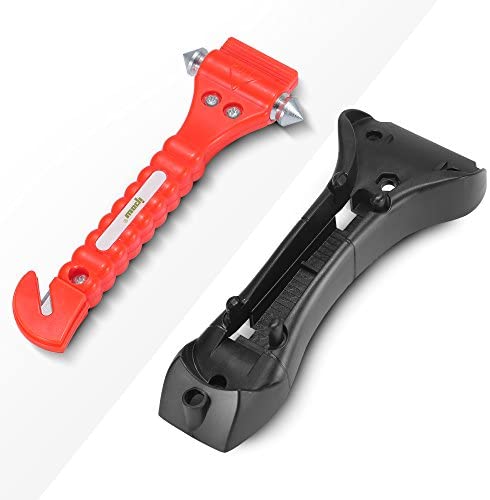 Buy 4 PCS of IPOW Car Safety Antiskid Hammer Seatbelt Cutter Emergency  Class/Window Punch Breaker Auto Rescue Disaster Escape Life-Saving Hammer  Tool,Small Online in Hong Kong. B07799RC91