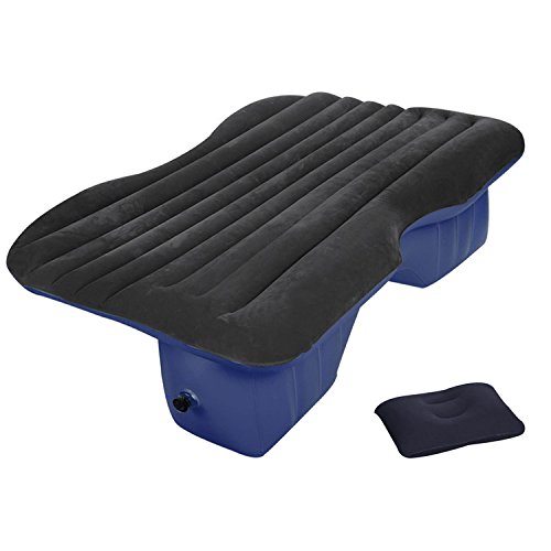 ANCHEER Multifunctional Inflatable Car Mattress, Car Inflation Bed, Travel  Air Bed Camping Car Back Seat, Extra Mattress,with Repair Pad, Air Pump for  Travel (Blue-Black) | Pricepulse