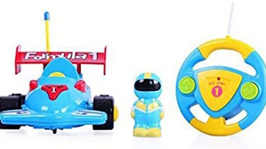 Cartoon R/C Race Car Radio Control Toy for Toddlers by Liberty Imports  (ENGLISH | #1906605425