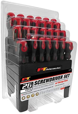 Performance Tool W1727 Tool, Screwdriver Set with Rack (39pc) :  Amazon.co.uk: DIY & Tools