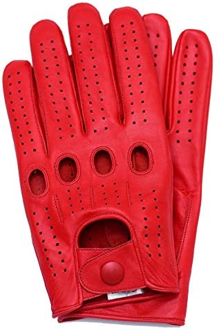 Riparo Genuine Leather Full-finger Driving Gloves : Amazon.co.uk: Automotive