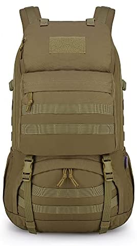 Mardingtop 40L Tactical Backpacks Molle Hiking daypacks for Camping Hiking  Military Traveling Motorcycle 40L-Khaki: Buy Online at Best Price in UAE -  Amazon.ae