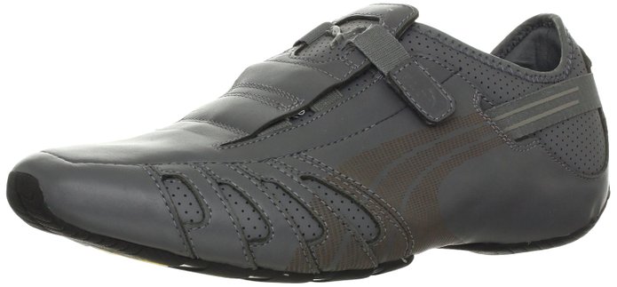 PUMA Men's Vedano Leather Slip-On Shoes - Steel Grey - size: 7 - Check Back  Soon - BLINQ
