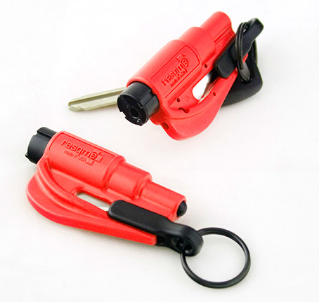 Resqme The Original Keychain Car Escape Tool, Made in USA - YouTube