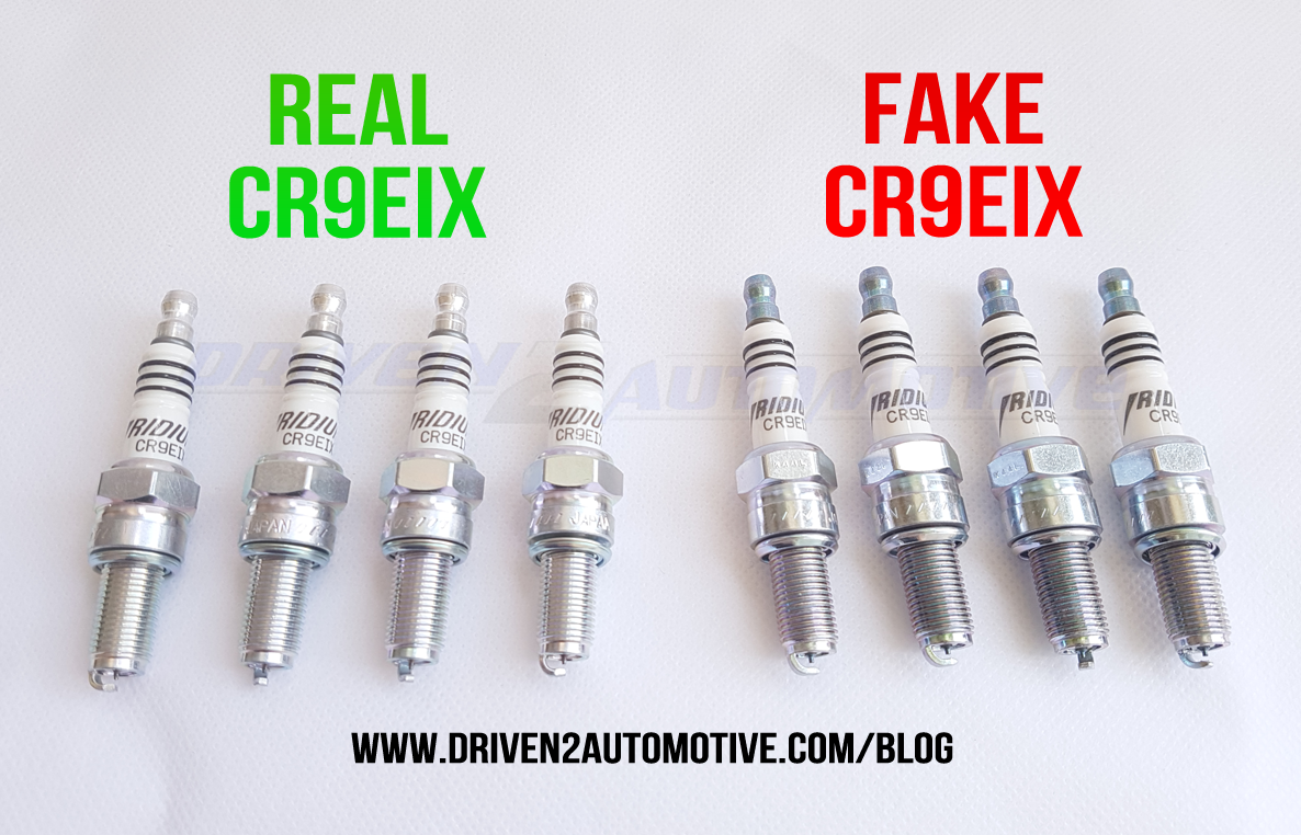 How to Spot Fake NGK CR9EIX (3521) Iridium IX Spark Plugs 2018 % Driven 2  Automotive Blog