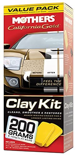 Buy Mothers California Gold Clay Bar System Kit | Magic Car Clean Clay Bar  Auto Detailing Cleaner Car Washer Blue | Auto Care Clay in Pakistan