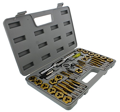 Alloy Steel76-Piece Set Neiko 00908A SAE and Metric Tap and Hexagon Die Set  Home Taps & Dies Home & Garden
