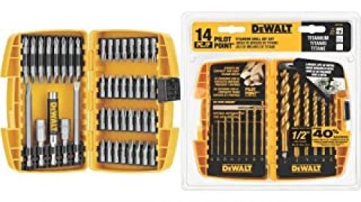 45-Piece DEWALT DW2166 Screwdriving Set Power Drill Bits Drill