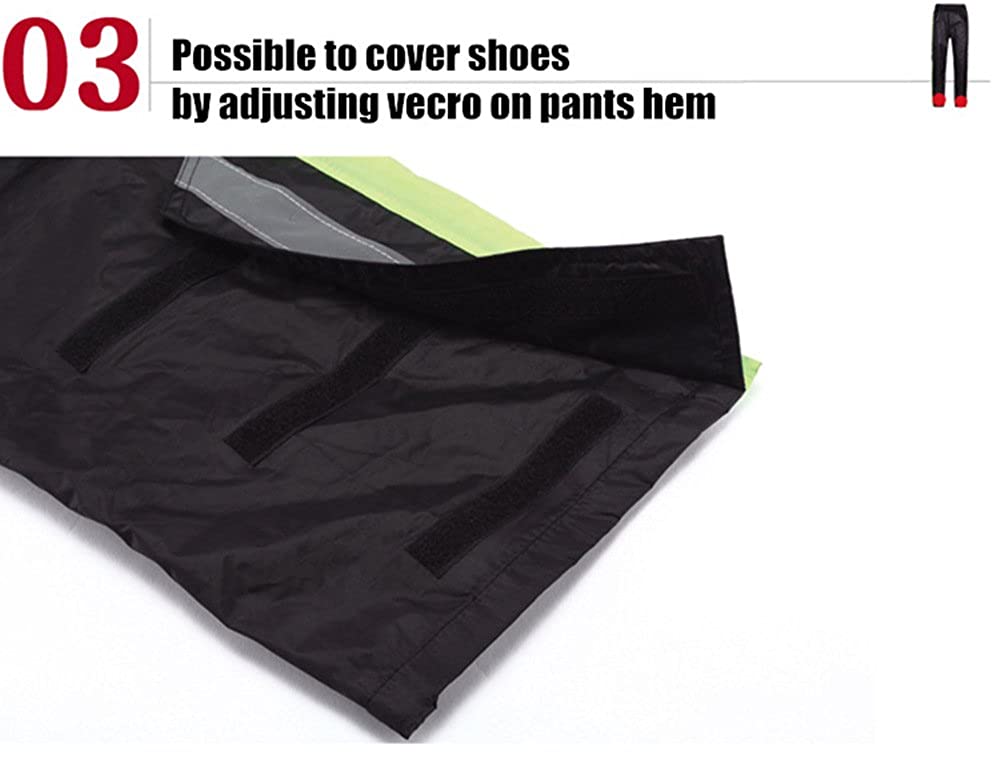 SCOYCO RC01 Motorcycle Rain Coat Pants Set Protective Gear (M) : Amazon.in:  Car & Motorbike