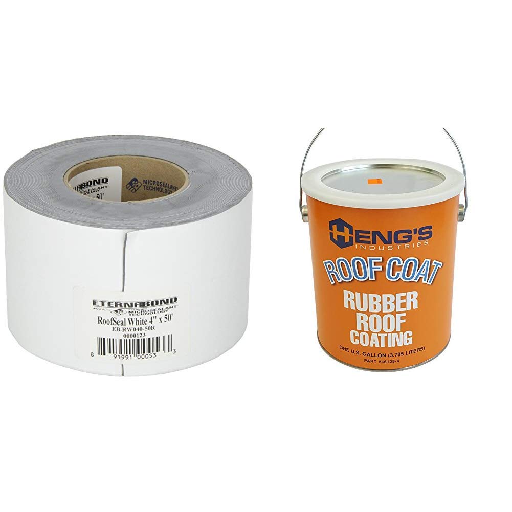 Buy EternaBond RSW-4-50 Roofseal Sealant Tape, White - 4 x50' - Pack of 2  Online in Vietnam. B01LYOIRQC