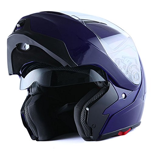 Aeropost.com Anguilla - 1Storm Motorcycle Street Bike ModularFlip up Dual  Visor Sun Shield Full Face Helmet