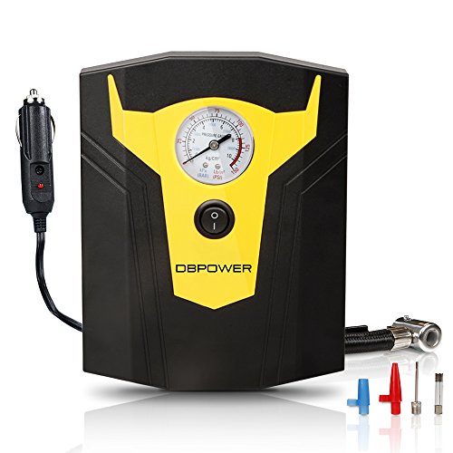 DBPOWER 12V DC Portable Electric Auto Air Compressor Pump to 150 PSI, Tire  Inflator with Gauge