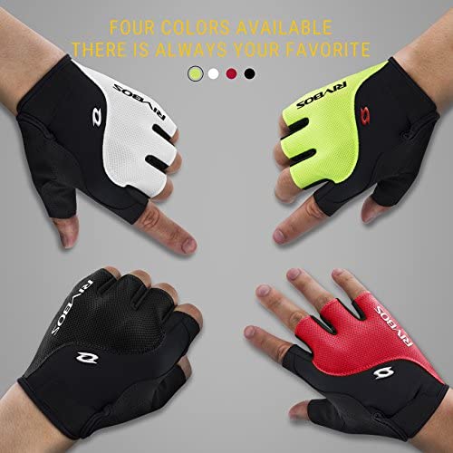 RIVBOS Bike Gloves Cycling Gloves Fingerless for Men Women with GEL Padding  Breathable Mesh Fashion Design for Mountain Bicycle Motorcycle Riding  Driving Sports Outdoors Exercise CHG005 （Yellow XL）: Buy Online at Best